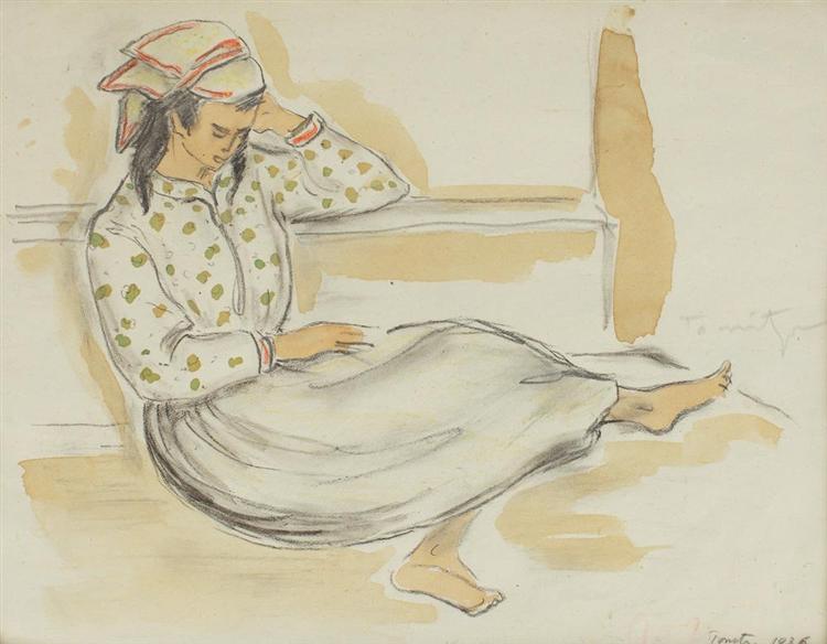 Little Tatar Girl, 1936 - Nicolae Tonitza