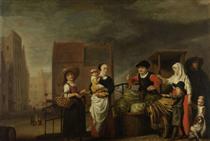 https://uploads0.wikiart.org/images/nicolaes-maes/the-vegetable-market-1655.jpg!PinterestSmall.jpg