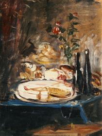 Table with cake - Nikolaus Gysis