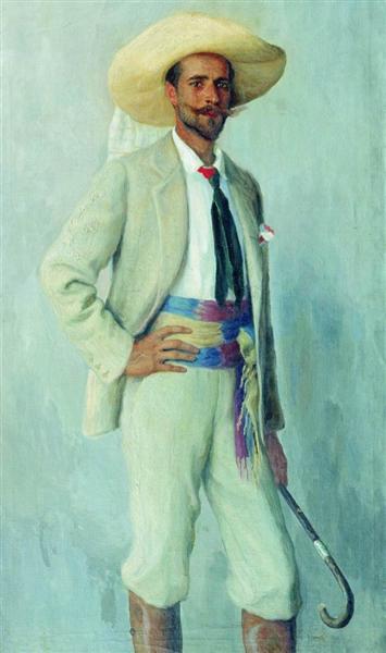 Portrait of A.Gorchakov, 1904 - Nikolaï Bogdanov-Belski