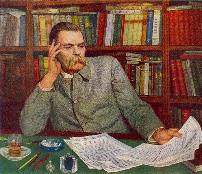 Portrait of Maxim Gorky, 1940 - Nikolay Bogdanov-Belsky