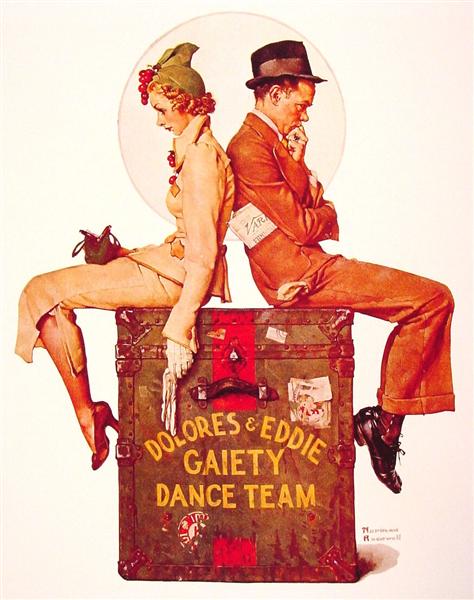 Gaiety Dance Team, 1937 - Norman Rockwell