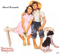 Sweet Serenade - Norman Rockwell