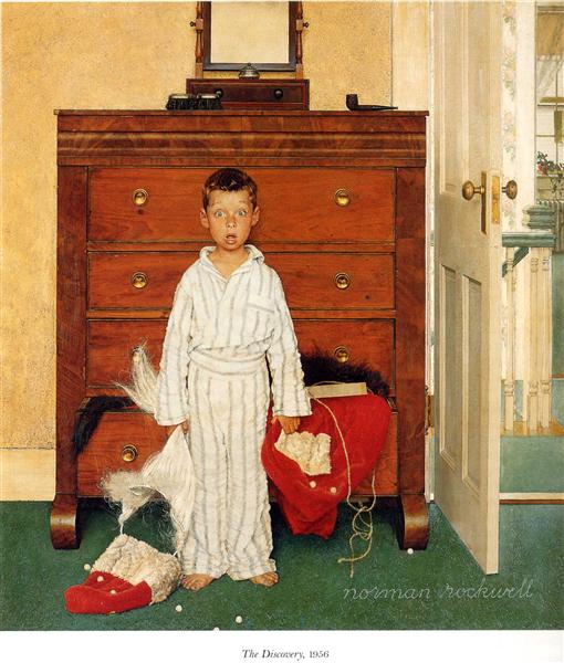 The discovery, 1956 - Norman Rockwell