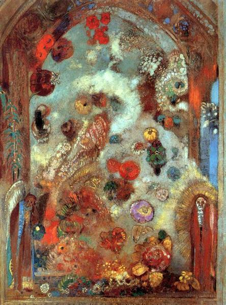 Stained Glass Window (Allegory), 1908 - Odilon Redon