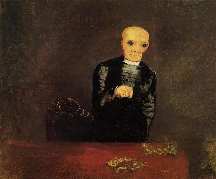 Продавець корон, c.1882 - Оділон Редон