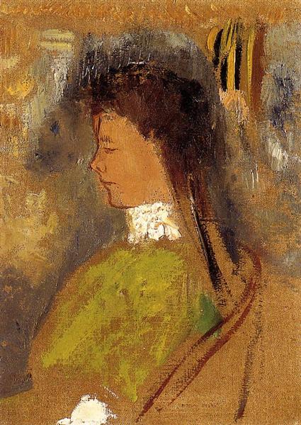 Violette Haymann, c.1910 - Odilon Redon