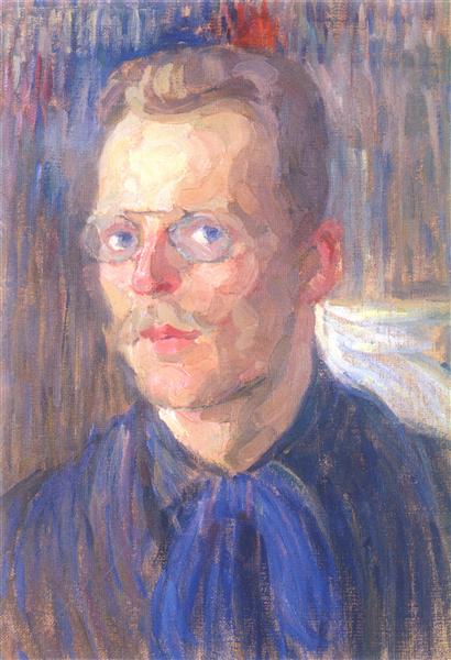 Self portrait, 1907 - Alexander Bogomazow