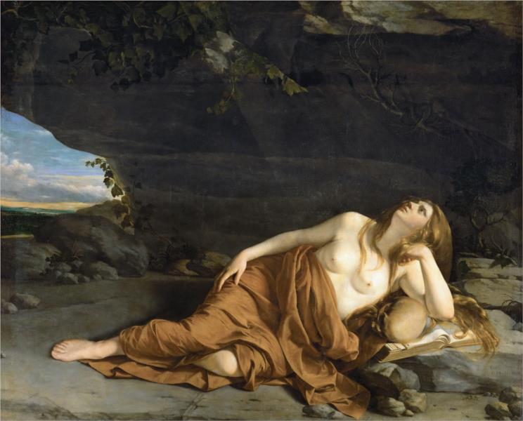 Mary Magdalene, 1628 - 奥拉齐奥·真蒂莱斯基