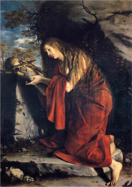 Saint Mary Magdalen in Penitence, 1615 - 奥拉齐奥·真蒂莱斯基