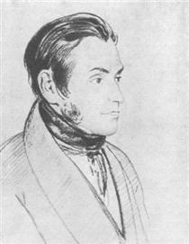Portrait of Adam Mickiewicz - Orest Kiprensky