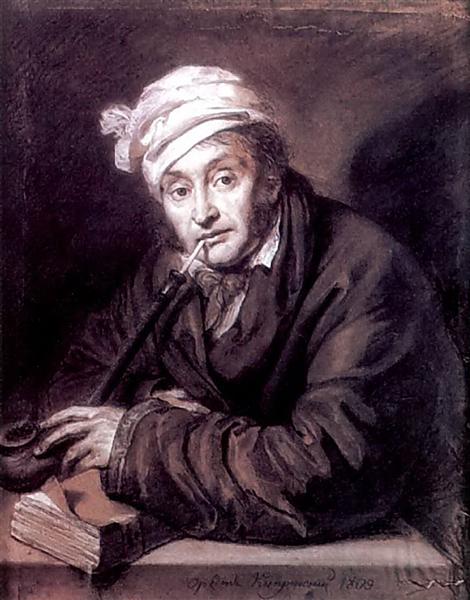 Portrait of Alexei Davydov, 1809 - Orest Adamowitsch Kiprenski