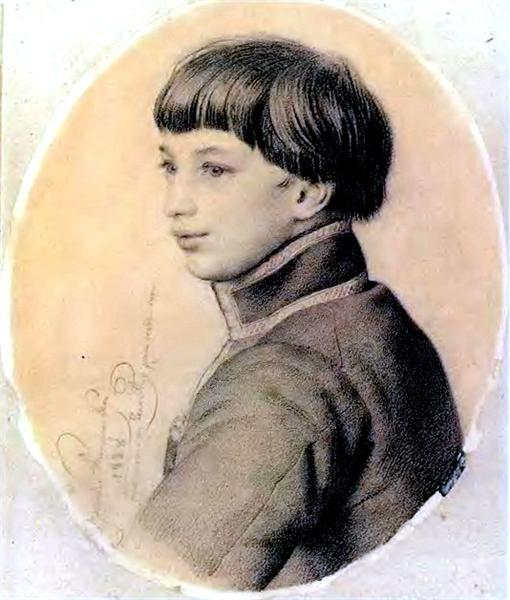 Portrait V. P. Orlov-Davydov, 1828 - Орест Кіпренський