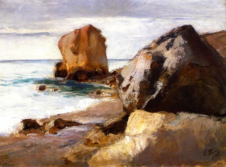 Rocky Coast, 1896 - Отон Фриез