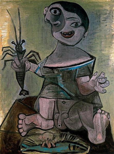 Boy with a langosta, 1941 - Пабло Пикассо