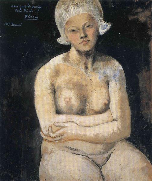 Dutch girl, 1905 - Пабло Пикассо