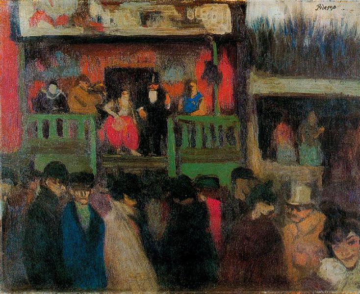 Fairground, 1900 - Пабло Пикассо