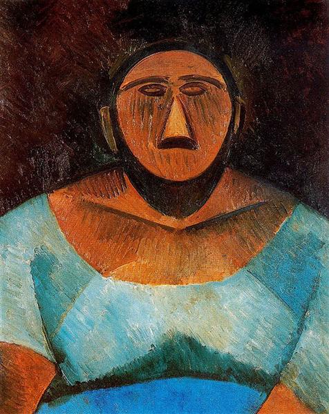 Селянка, 1908 - Пабло Пікассо