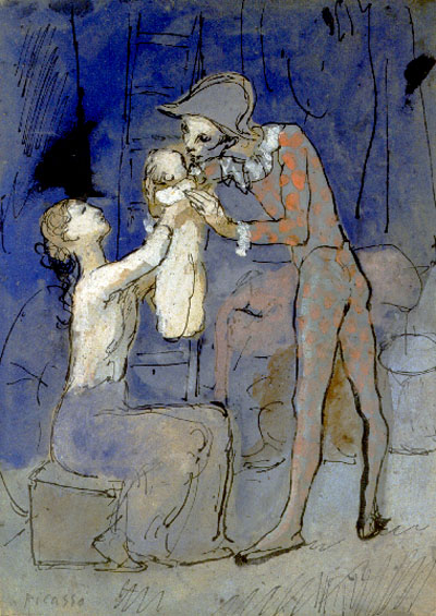 Harlequin's family, 1905 - Pablo Picasso