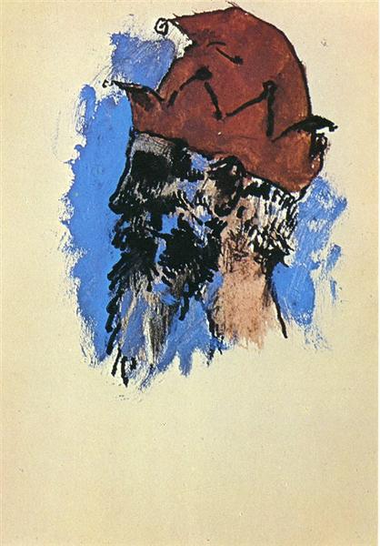 Голова шарманщика, 1905 - Пабло Пікассо