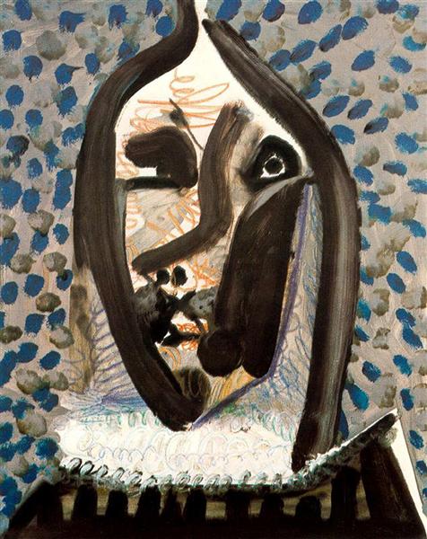 Голова чоловіка, 1972 - Пабло Пікассо