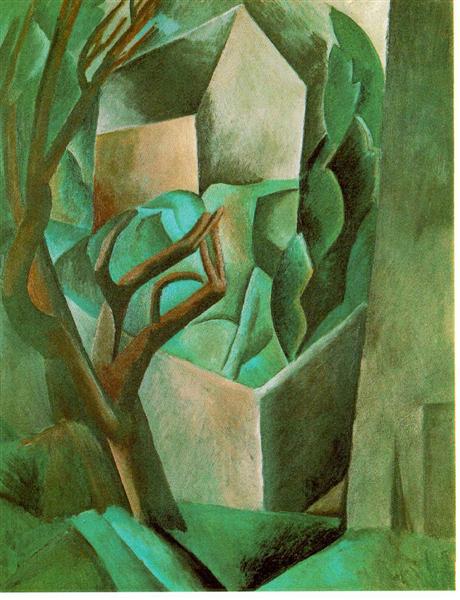 Дім у саду, 1908 - Пабло Пікассо