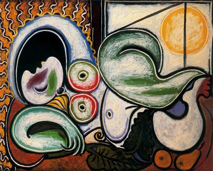 Lying female nude, 1932 - Пабло Пикассо
