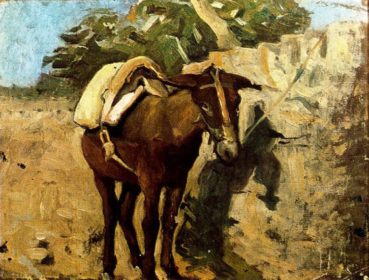 Mule, 1898 - Pablo Picasso