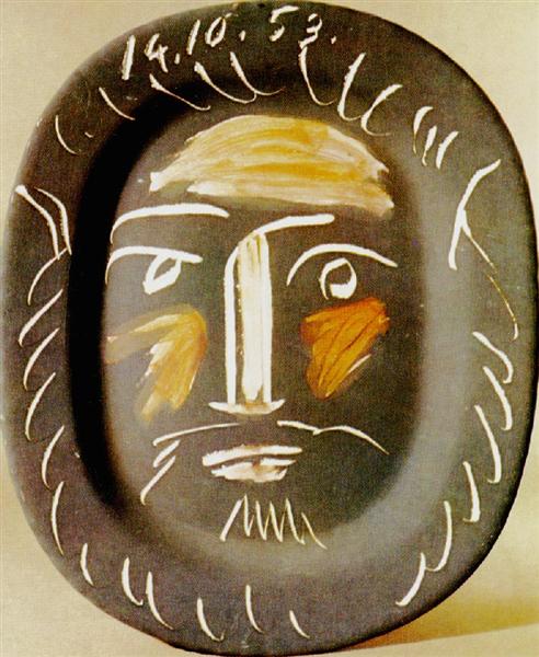 Plat ovale, 1953 - Pablo Picasso