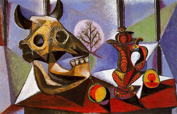 Still life with bull's skull, 1939 - Pablo Picasso