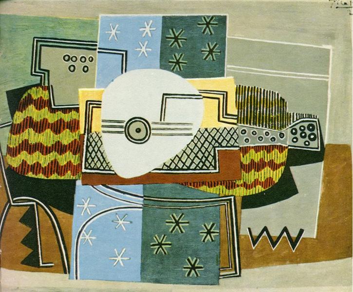 Still life with the mandolin, 1924 - Pablo Picasso