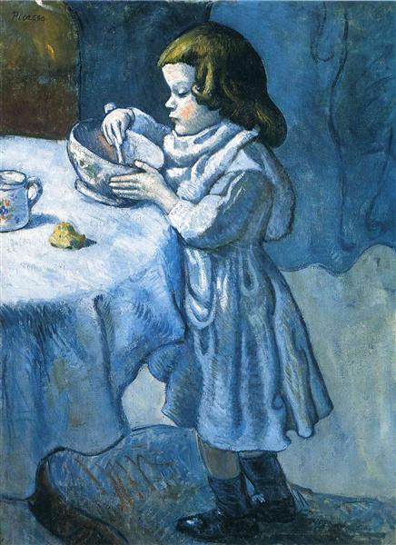 Жадібна, 1901 - Пабло Пікассо