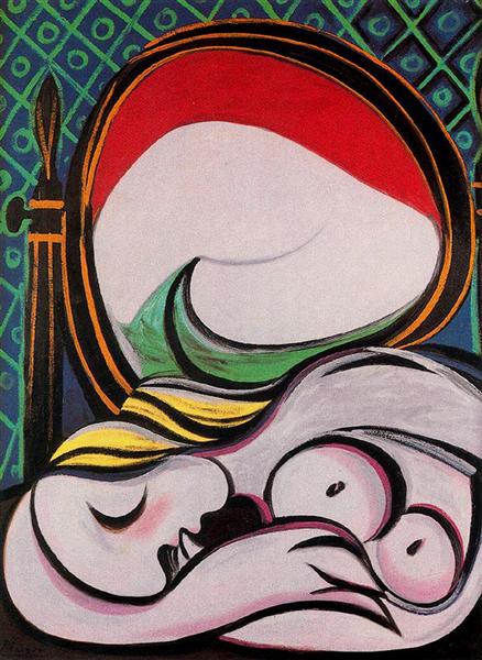 The mirror, 1932 - 畢卡索