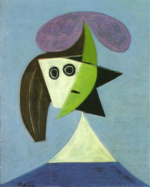 Woman with hat (Olga), 1935 - 畢卡索