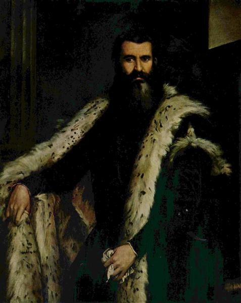 Porträt eines Herrn im Pelz, 1562 - 1570 - Paolo Veronese