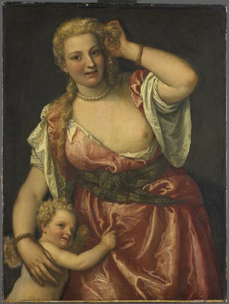Venus and Amor, 1575 - Paul Véronèse