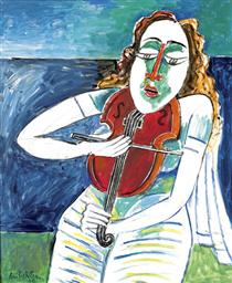 The Violin Player - Paritosh Sen