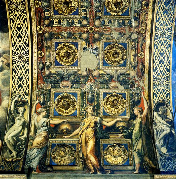 Wise Virgins Allegorical Figures And Plants - Parmigianino