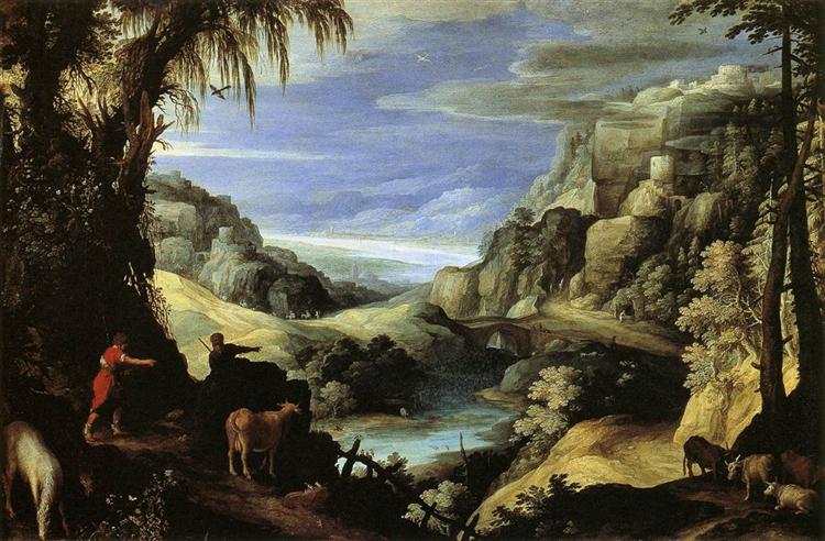 Landscape with Mercury and Argus, 1606 - Пауль Бриль