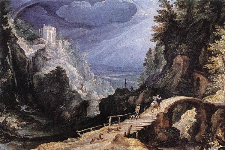 Mountain Scene, 1599 - Пауль Бріль