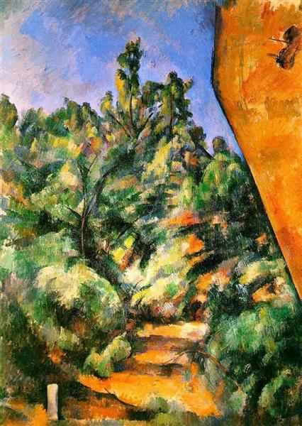 Bibemus. The Red Rock, 1897 - Paul Cézanne