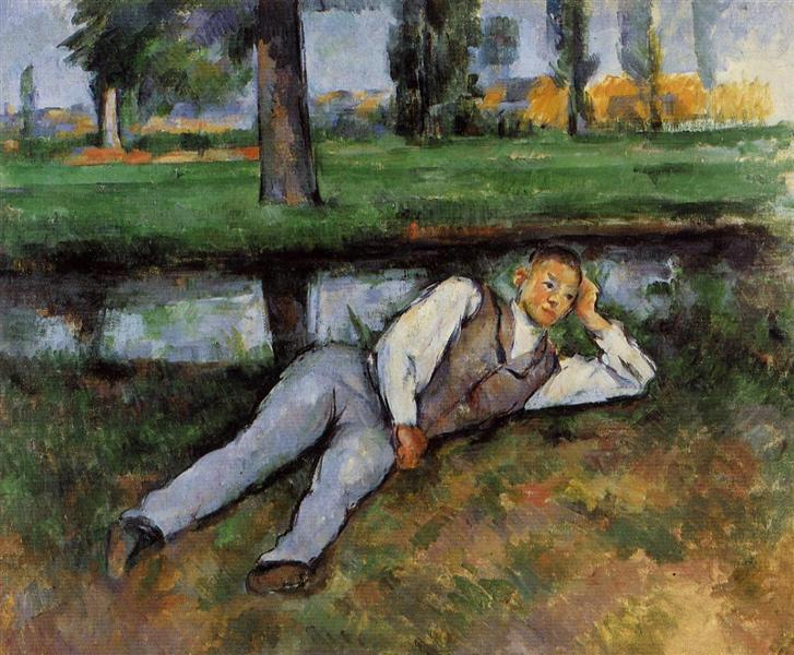 Boy Resting, 1890 - Paul Cezanne
