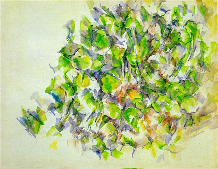 Foliage, c.1900 - 塞尚