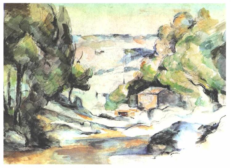 Landscape in the Provence, 1880 - Paul Cezanne