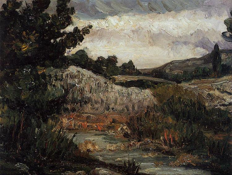 Mont Sainte-Victoire, 1867 - Paul Cézanne
