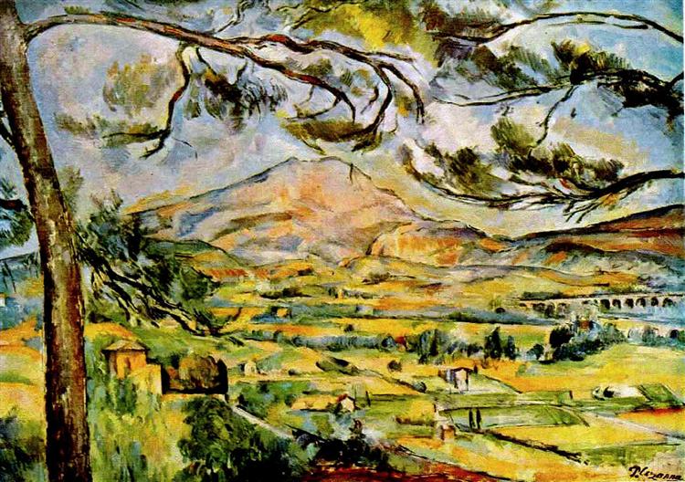 Mont Sainte-Victoire, 1887 - Paul Cezanne