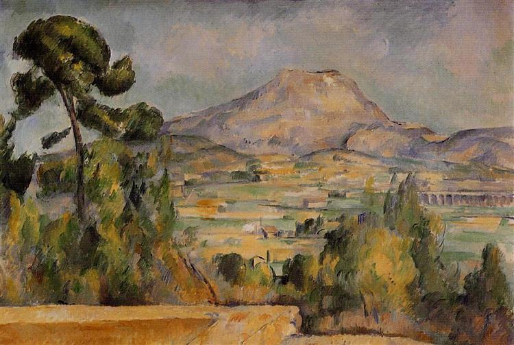 Mont Sainte-Victoire, 1890 - Поль Сезанн