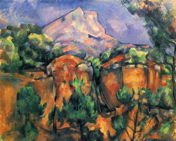Mont Sainte-Victoire, 1897 - Paul Cezanne