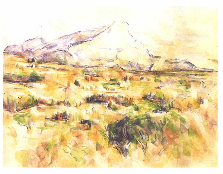 Mont Sainte-Victoire, 1902 - Paul Cezanne