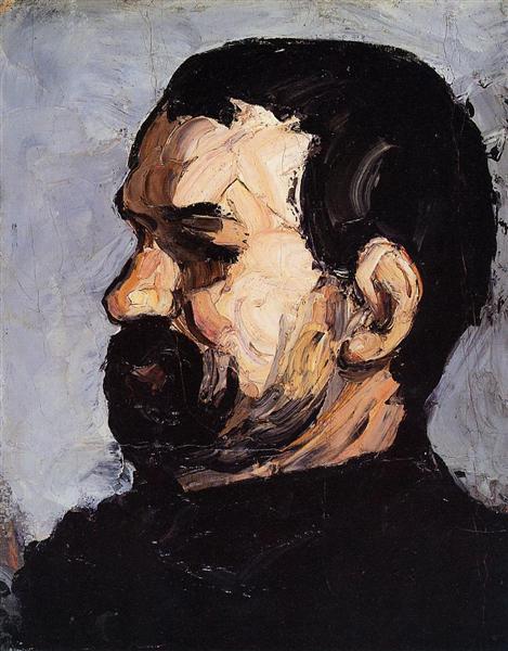 Portrait of Uncle Dominique in Profile, 1866 - Paul Cezanne